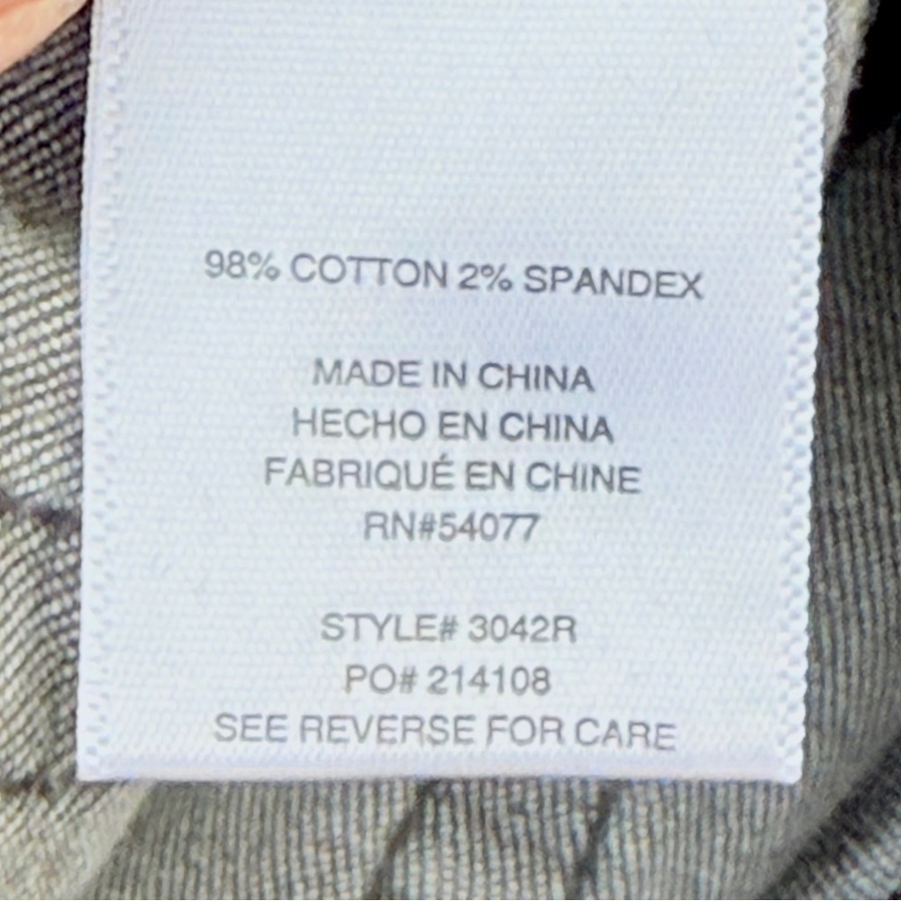 CAbi Slim Boot Cut Jeans Women's 12 Charcoal Gray Black #3042R - Picture 9 of 9